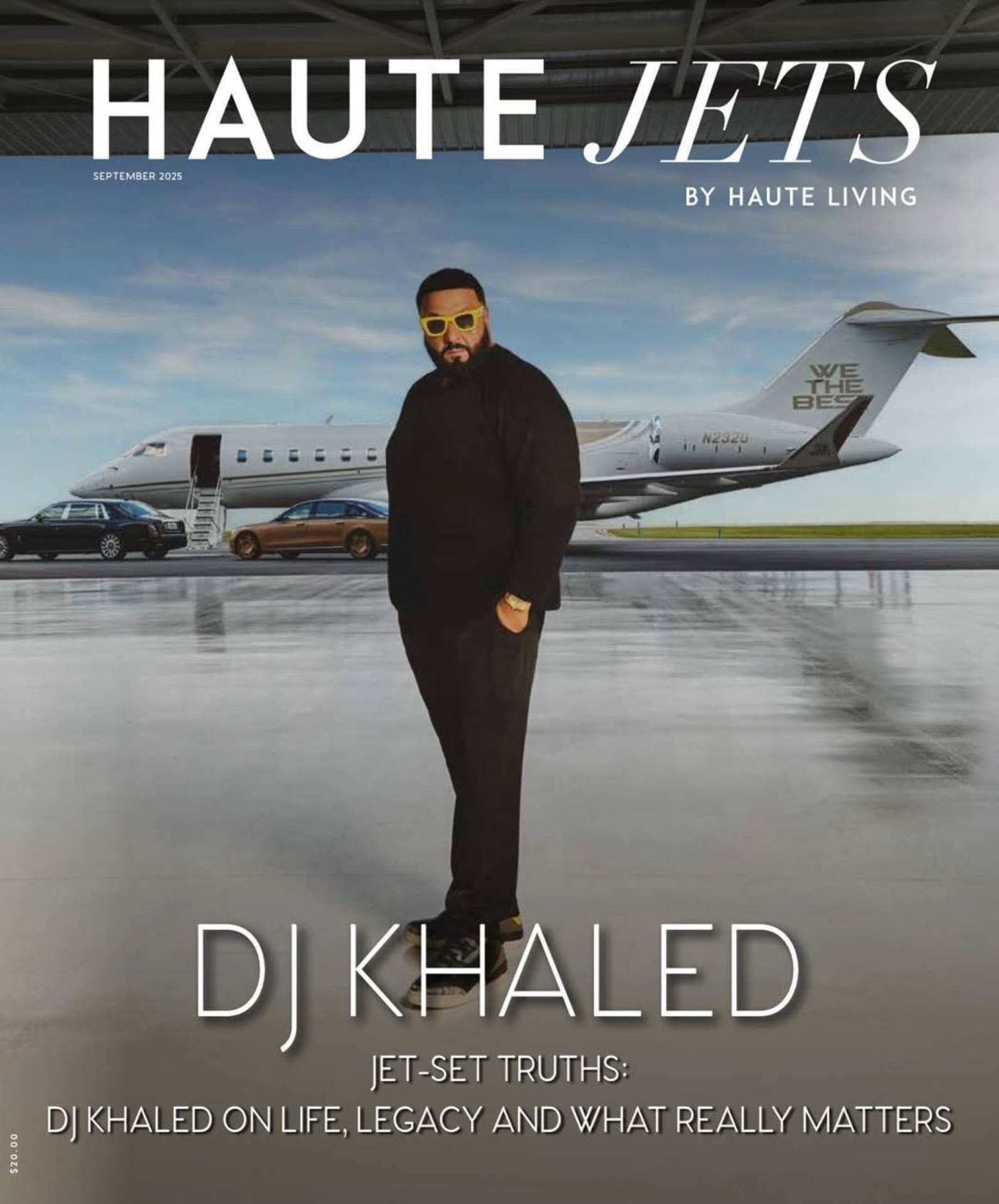 Haute Jets Magazine cover featuring DJ Khaled
