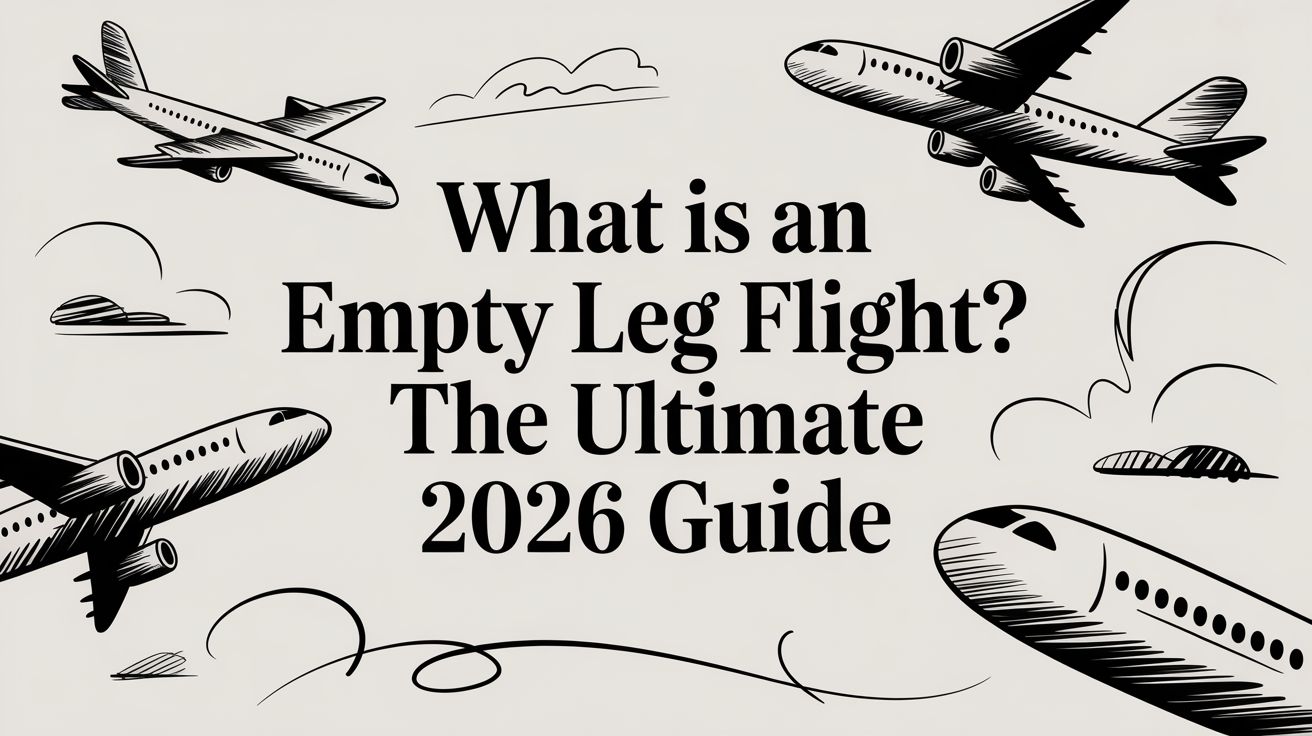 What Is an Empty Leg Flight? The Ultimate 2026 Guide