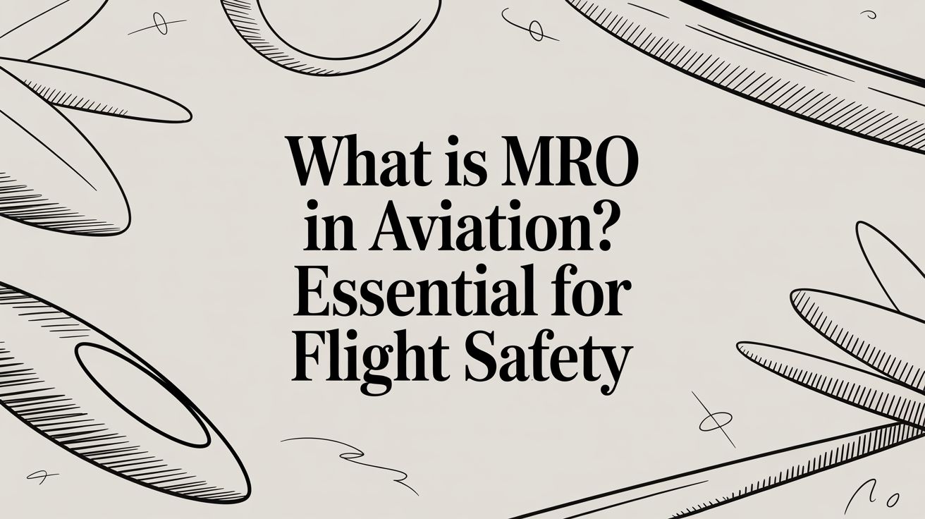 What Is MRO in Aviation? Essential for Flight Safety